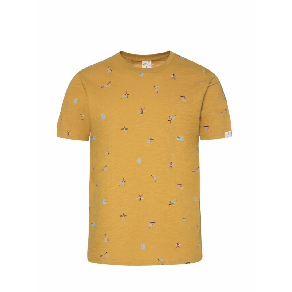T shirt jaune Decathlon